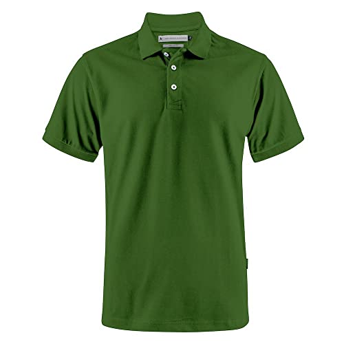 James Harvest Herren Sunset Regular Polo Polohemd, Sport Green, XX-Large von James Harvest