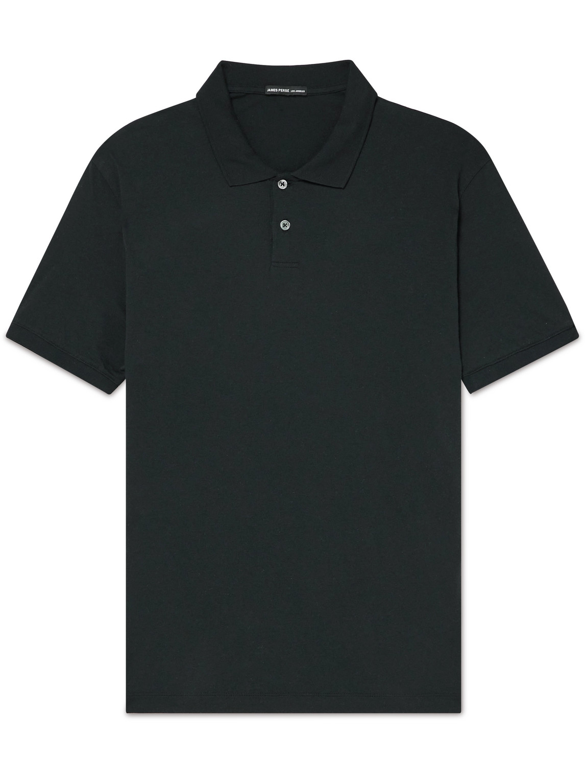James Perse - Cotton-Jersey Polo Shirt - Men - Black - 2 von James Perse