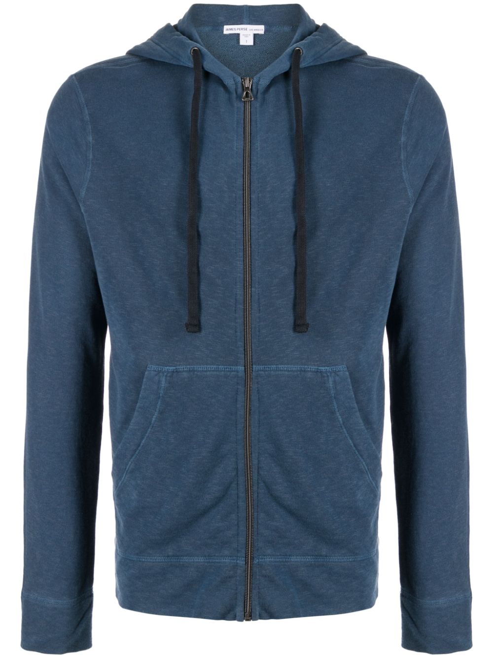 James Perse Frottee-Hoodie mit Reißverschluss - Blau von James Perse