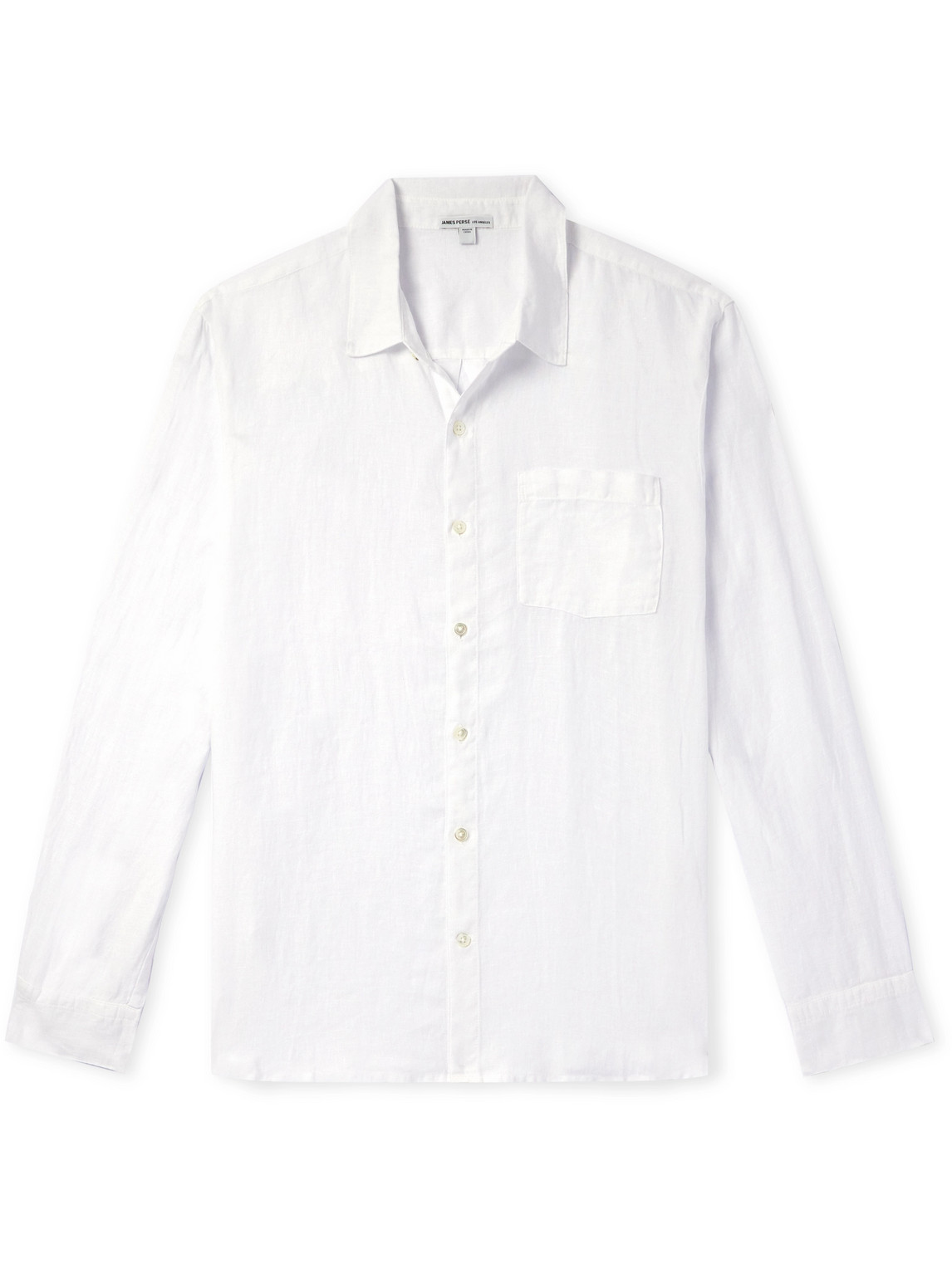 James Perse - Garment-Dyed Linen Shirt - Men - White - 4 von James Perse