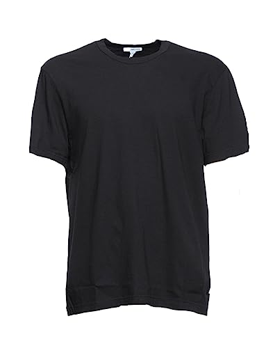 James Perse Herren S/S Crew Tshirt T-Shirts, Schwarz (Black BLK), Large (Size:3) von James Perse