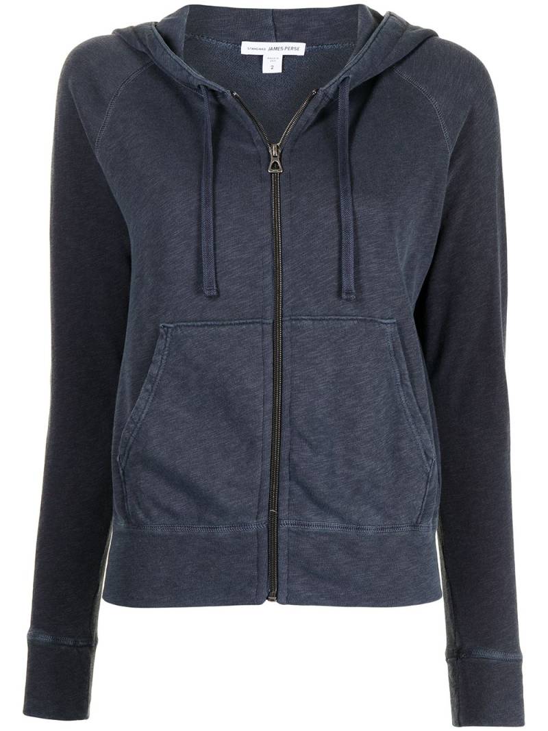 James Perse Hoodie mit Kordelzug - Blau von James Perse