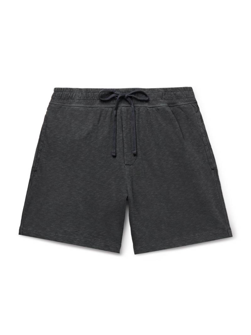 James Perse - Loopback Cotton-Jersey Drawstring Shorts - Men - Gray - 3 von James Perse