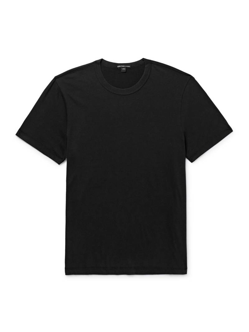 James Perse - Lotus Cotton-Jersey T-Shirt - Men - Black - 2 von James Perse