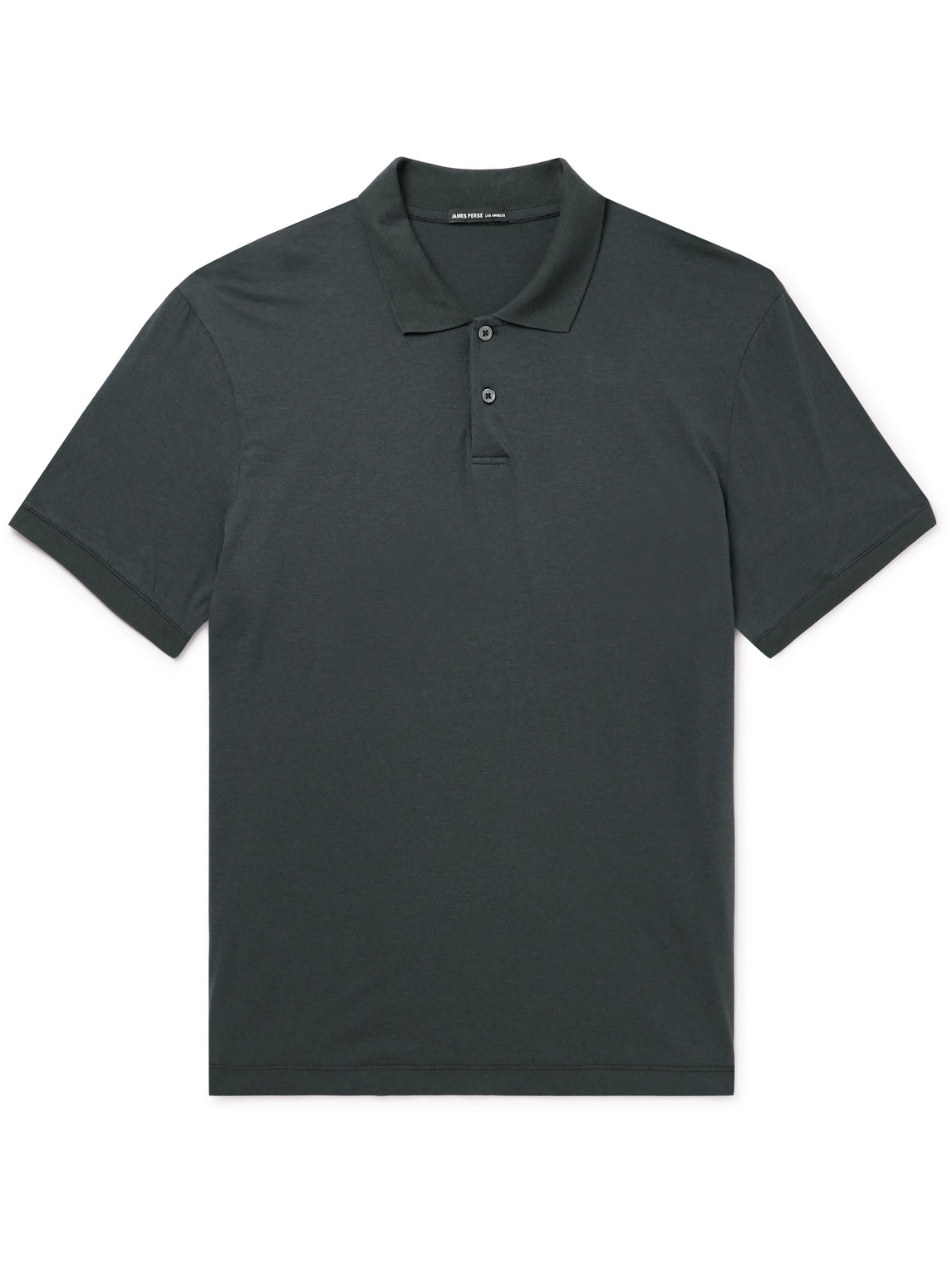 James Perse - Luxe Lotus Cotton-Jersey Polo Shirt - Men - Gray - 3 von James Perse