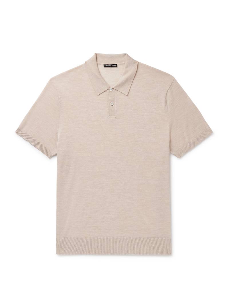 James Perse - Slim-Fit Cashmere Polo Shirt - Men - Neutrals - 3 von James Perse
