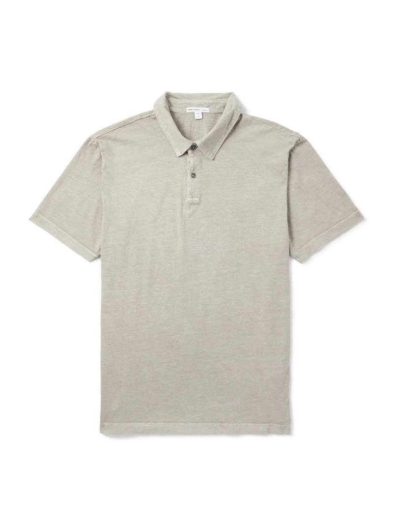 James Perse - Supima Cotton-Jersey Polo Shirt - Men - Gray - 4 von James Perse