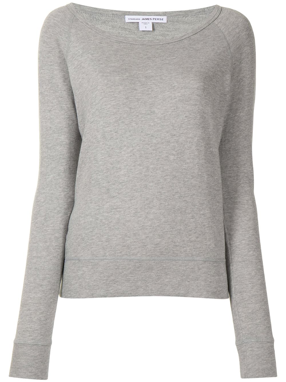 James Perse Sweatshirt im Vintage-Look - Grau von James Perse