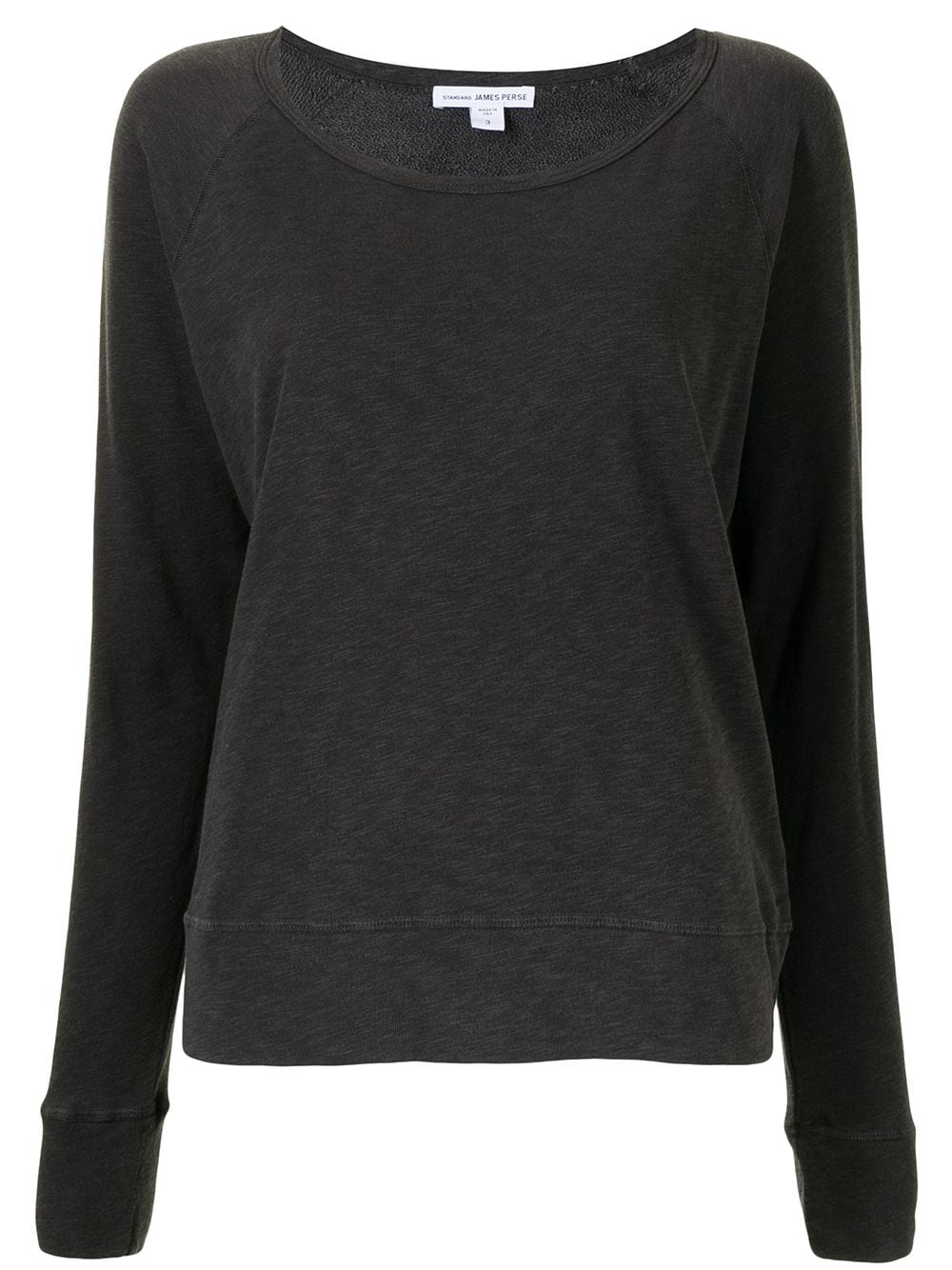 James Perse Sweatshirt im Vintage-Look - Grau von James Perse