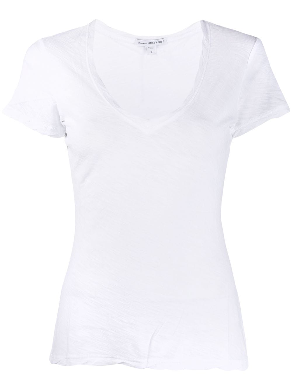 James Perse 'Twist' T-Shirt - Weiß von James Perse