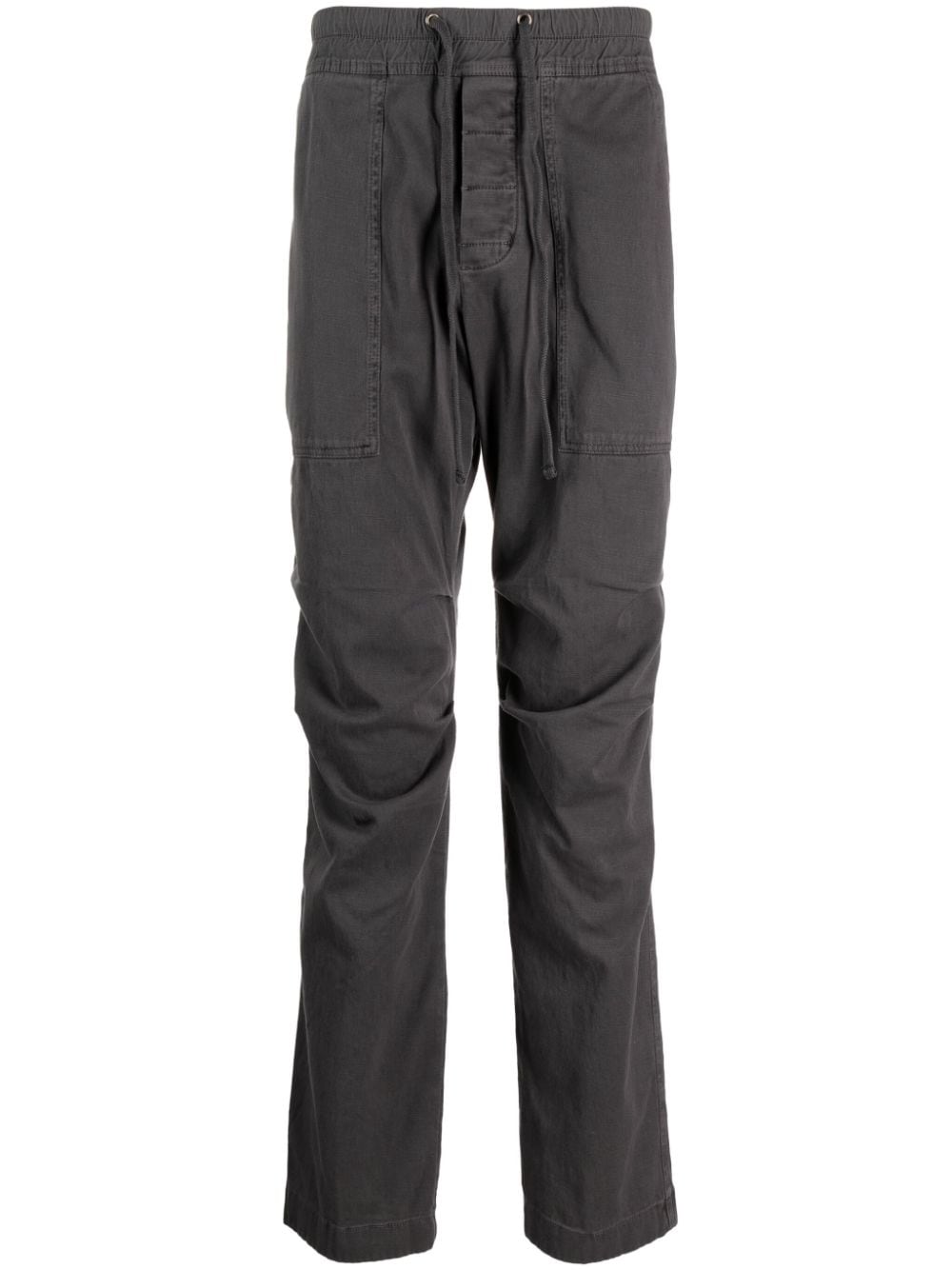 James Perse Straight-Leg-Hose mit Kordelzug - Grau von James Perse