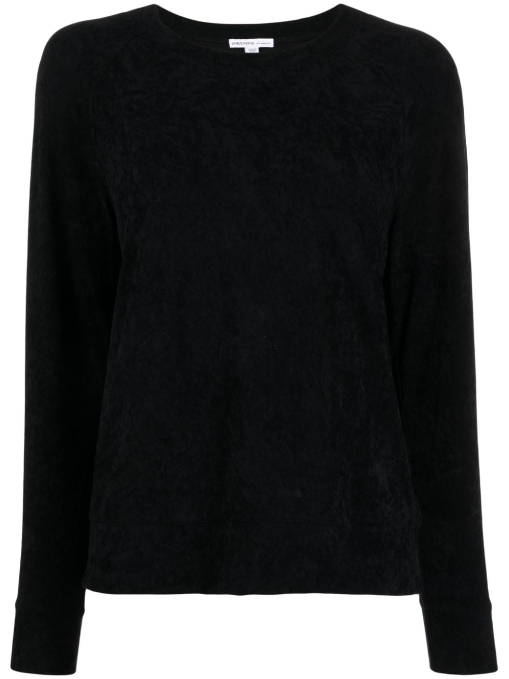 James Perse Klassisches Sweatshirt - Schwarz von James Perse