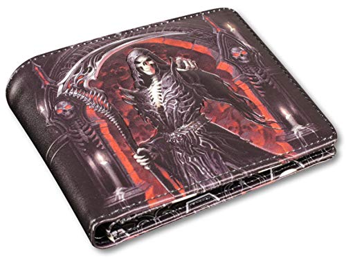 Herren Gothic-Geldbörse Sensenmann - You're Next | Fantasy-Geldbeutel, Mehrfarbig von James Ryman