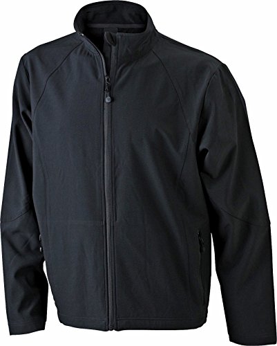 3-Lagen Softshell Jacke - Farbe: Black - Größe: XXL von James & Nicholson