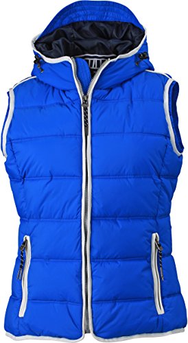 Bodywarmer Maritim - Farbe: Nautic Blue/White - Größe: M von James & Nicholson