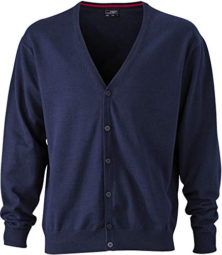 Cardigan - Farbe: Navy - Größe: 3XL von James & Nicholson