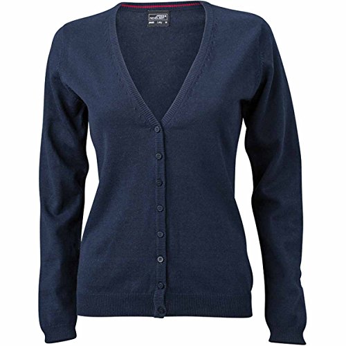 Cardigan - Farbe: Navy - Größe: XL von James & Nicholson