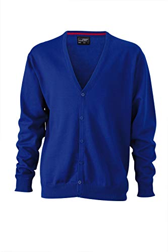 Cardigan - Farbe: Royal - Größe: XL von James & Nicholson