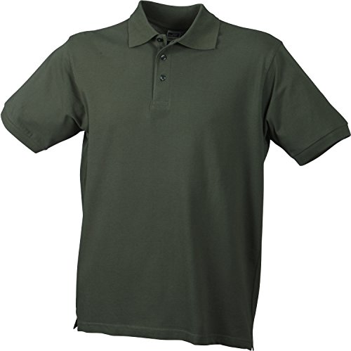 Classic Polo/James & Nicholson (JN 070) S M L XL XXL 3XL, olive, XL von James & Nicholson