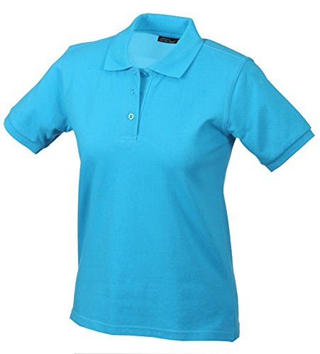 Classic Polo Ladies' | turquoise | M im digatex-package von James & Nicholson