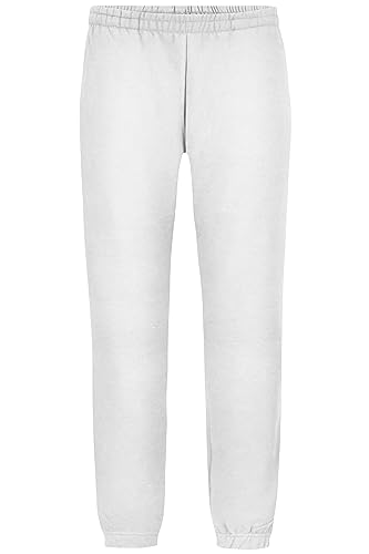 Damen Jogginghose aus formbeständiger Sweat-Qualität, Farbe:white;Größe:L von James & Nicholson