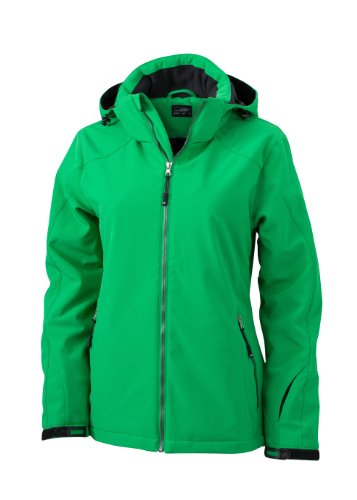 Elastische, gefütterte Softshelljacke für Damen von James & Nicholson