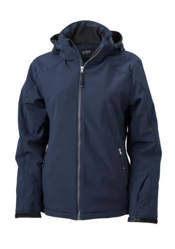 Elastische, gefütterte Softshelljacke für Damen von James & Nicholson