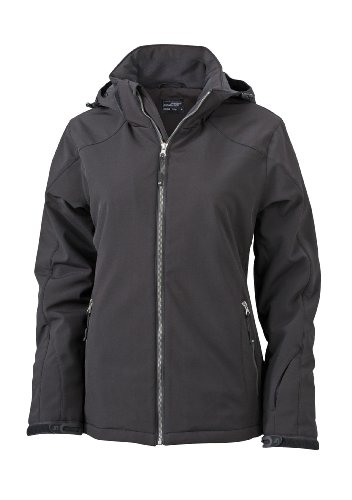 Elastische, gefütterte Softshelljacke für Damen von James & Nicholson