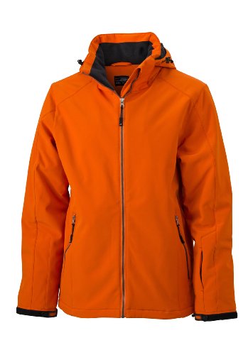 Elastische, gefütterte Softshelljacke für Herren von James & Nicholson