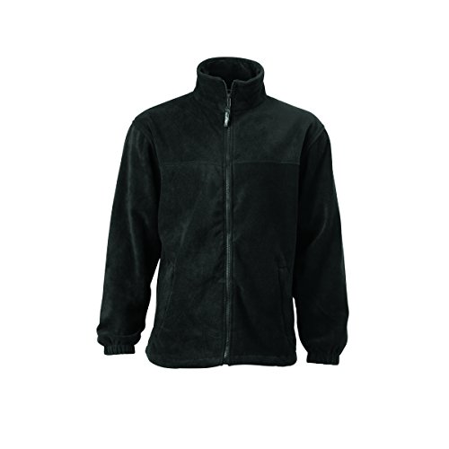 Fleece Jacke - Farbe: Black - Größe: M von James & Nicholson