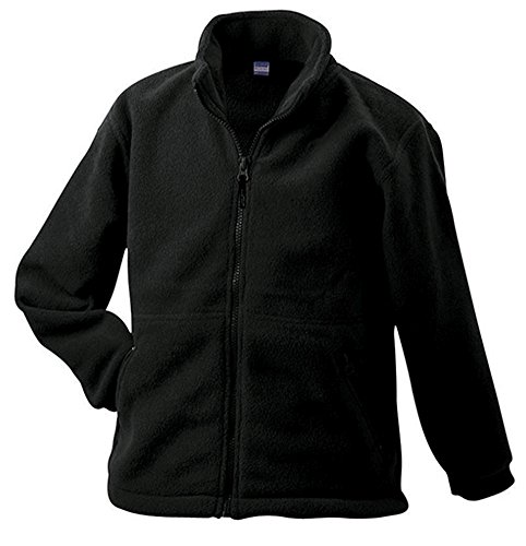 Full-Zip-Fleece bis 4XL 4XL,Black von James & Nicholson