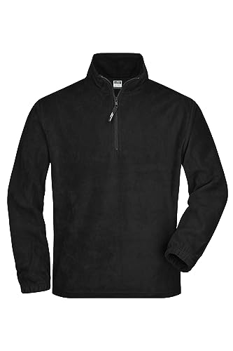 James & Nicholson Fleece Sweat - aus pflegeleichtem Anti-Pilling-Fleece für Damen und Herren | Farbe: Black | Grösse: L von James & Nicholson