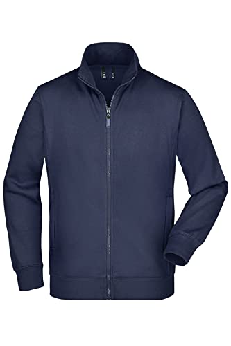 James & Nicholson Sweatjacke - Klassische Sweatjacke mit Stehkragen für Damen und Herren | Farbe: navy | Grösse: XXL James & Nicholson Sweatjacke - Klassische Sweatjacke mit Stehkragen für Damen und Herren | Farbe: navy | Grösse: XXL von James & Nicholson