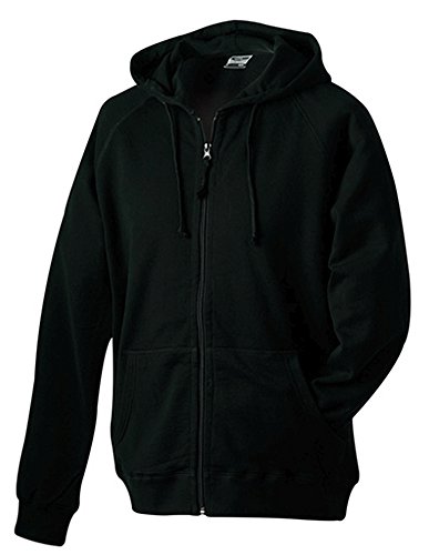 Hooded Jacket | black | XXL im digatex-package von James & Nicholson