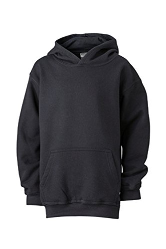 Hooded Sweat Junior | black | XXL im digatex-package von James & Nicholson