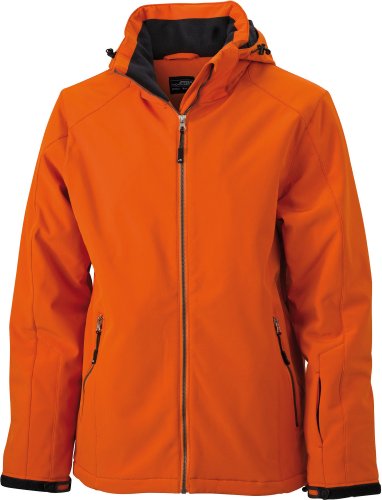 J&N - Herren Wintersport-Jacke (JN1054), Dunkelorange, Gr. XL von James & Nicholson