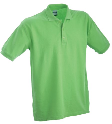 JAMES & NICHOLSON Herren Poloshirt Classic & Gr. XL, - Lime-Green von James & Nicholson