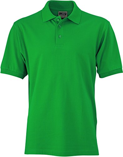 JAMES & NICHOLSON Herren Poloshirt Classic & Gr. XL, - fern-Green von James & Nicholson