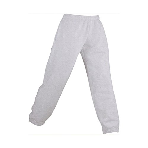 JAMES & NICHOLSON Jogginghose aus formbeständiger Sweat-Qualität (M, grey-heather) für Kinder von James & Nicholson