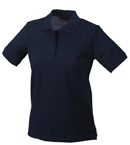 JAMES & NICHOLSON Strapazierfähiges klassisches Poloshirt (XXL, navy) von James & Nicholson