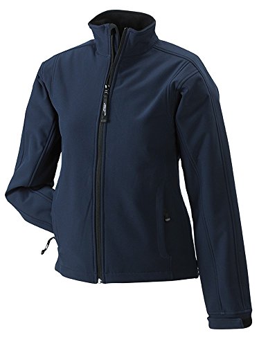 JN137 Ladies' Softshell Jacket Trendige Jacke aus Softshell, Größe:S;Farbe:Navy von James & Nicholson