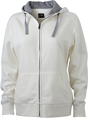 JN962 Ladies Lifestyle Zip-Jacke - Gr. White XL von James & Nicholson