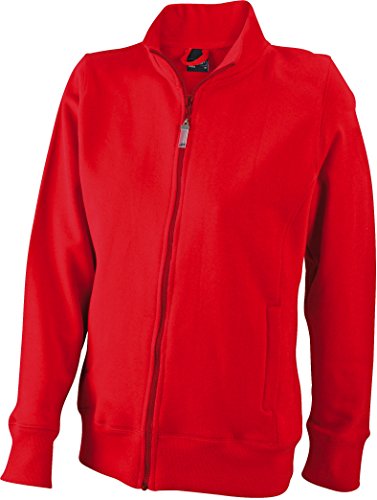 James+Nicholson Damen Damen Sweatjacke JN052 Red XL von James & Nicholson