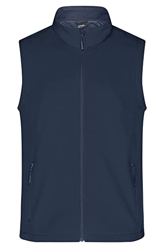 James & Nicholson Herren Softshell Weste - Funktionale Softshell Weste in attraktiven Farben | Farbe: navy/navy | Grösse: XXL von James & Nicholson