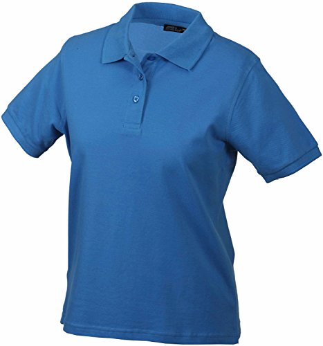 James + Nicholson Klassisches Ladies Poloshirt JN 071 Gr. Large, Blue - Aqua von James & Nicholson