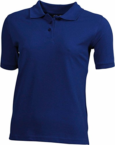 James + Nicholson Klassisches Ladies Poloshirt JN 071 Gr. Large, Blue - Royal von James & Nicholson