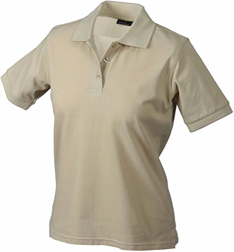 James & Nicholson Klassisches Ladies Poloshirt JN 071 Gr. Large, Brown - Stone von James & Nicholson