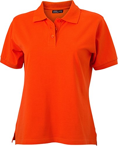 James + Nicholson Klassisches Ladies Poloshirt JN 071 Gr. Medium, Orange - Dark Orange von James & Nicholson