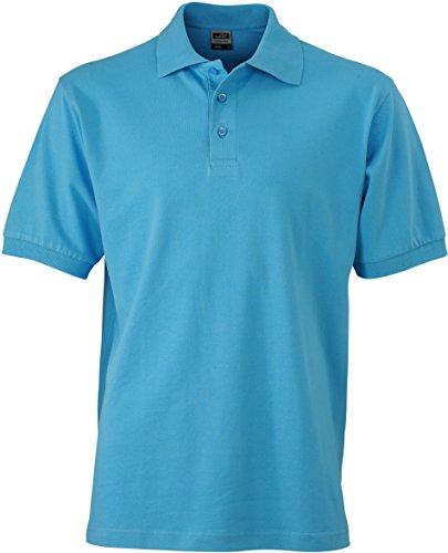 James Nicholson Herren Poloshirt Classic & Gr. L, Blau - Bleu - Sky-Blue von James & Nicholson