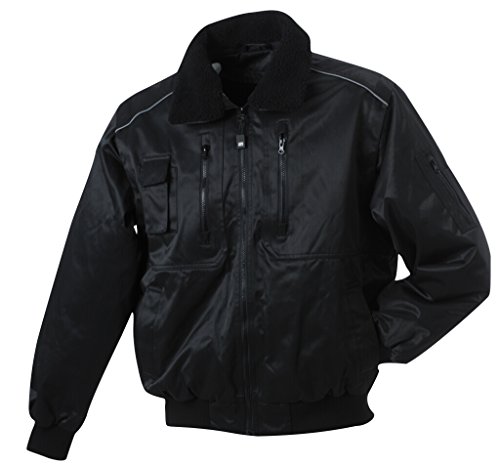 James & Nicholson 3 in 1 Herrenjacke im Blousonstil (L, black) von James & Nicholson